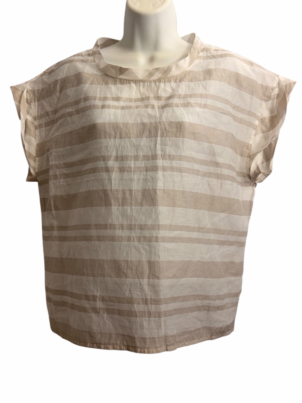 Peserico Tricot Cotton Blouse Size 46 / 10